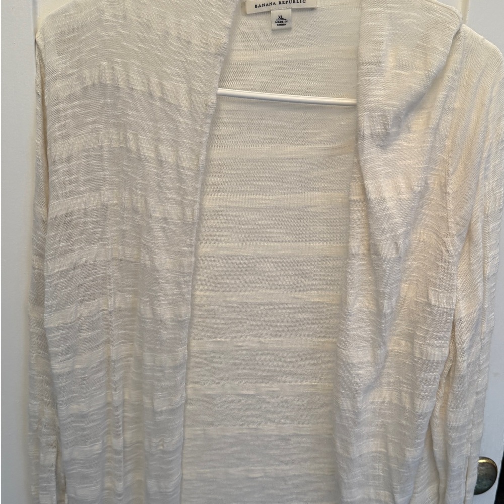 Banana Republic Cream Cardigan